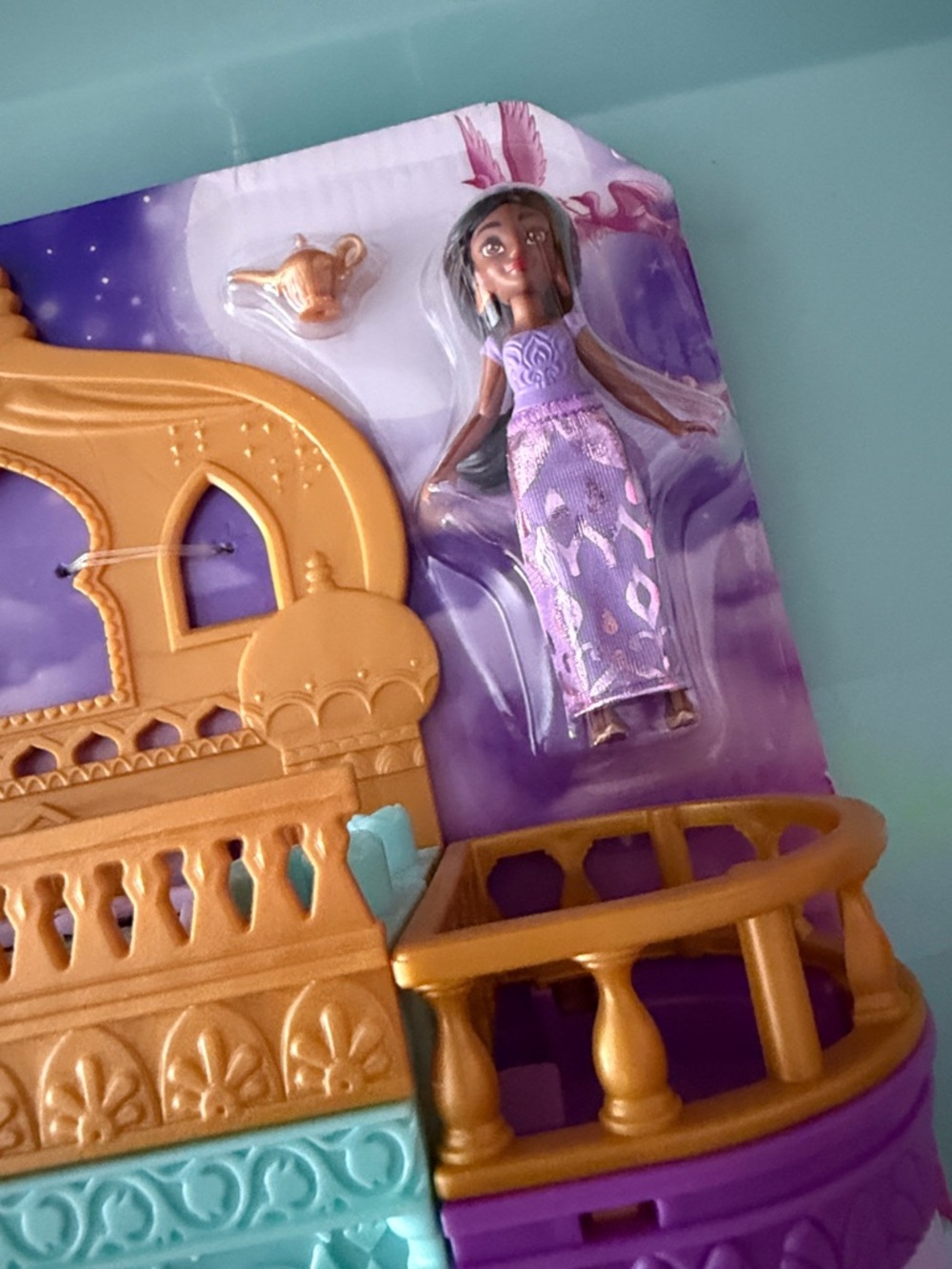 Disney Princess Jasmine Palace Playset - Teal / Purple / Gold - Picture 3 of 6